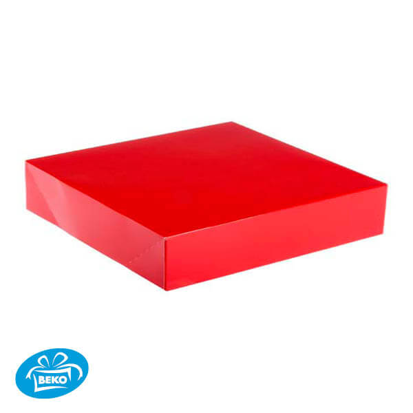 Sint Letterdoos 30x26x7 (1,5pd) Rood+logo