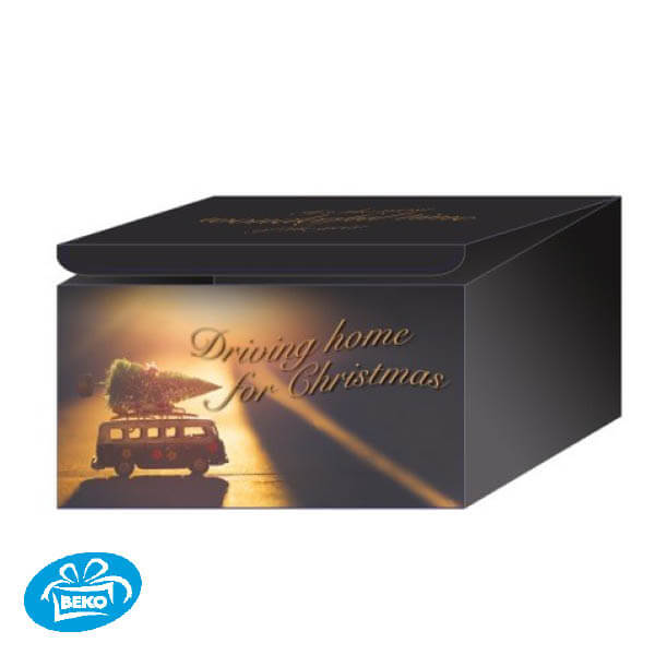 Buche doos 40x14x14 Driving Home for Christmas
