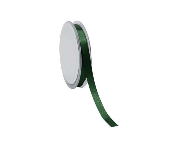 Rol zijdelint 10mm-25mtr Double F Satin D.Groen (DFS16.28)