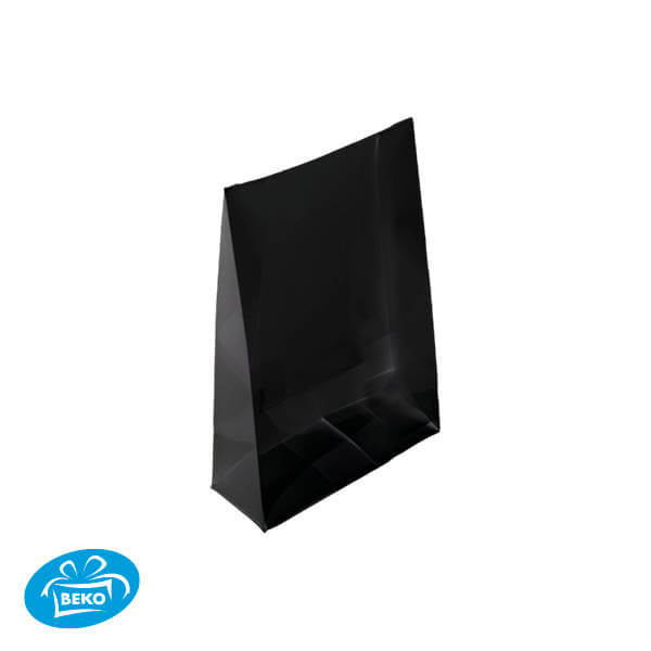 PPET Pochette Transparant/zwart met plakstrip 120x60x210 mm