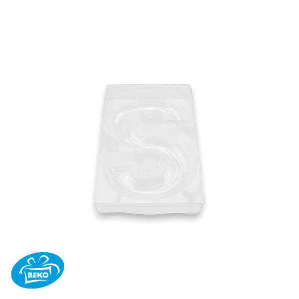 Interieur tbv Sint letter "S" + opvulk  20,5 x27,5x5,5 cm