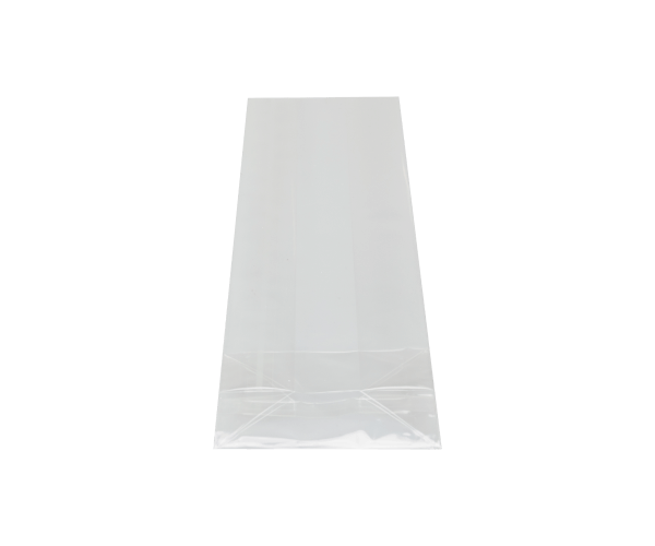 PP Blokbodemzak 40µ 95+80x370mm Blanco