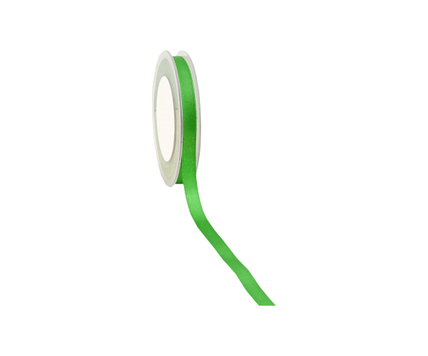 Rol zijdelint 10mm-25mtr Double F Satin Groen (DFS16.24)