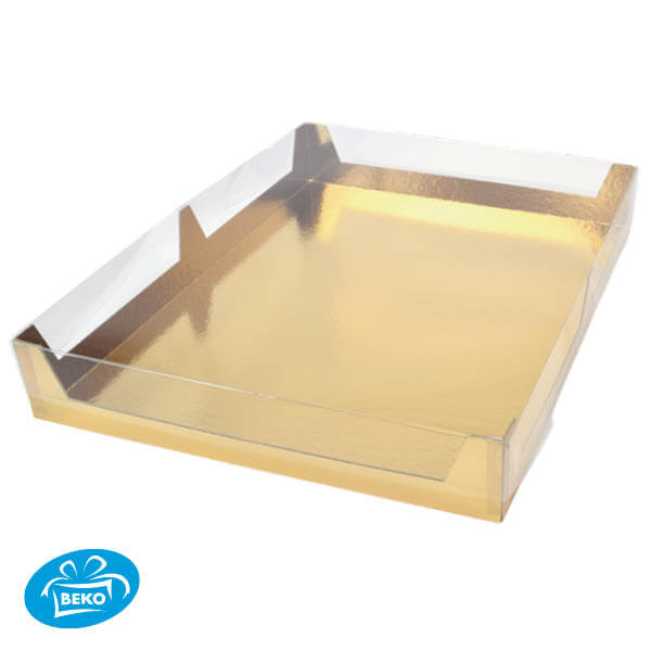 Letterdoos+Deksel GK-13 31x24x5cm Goudglans