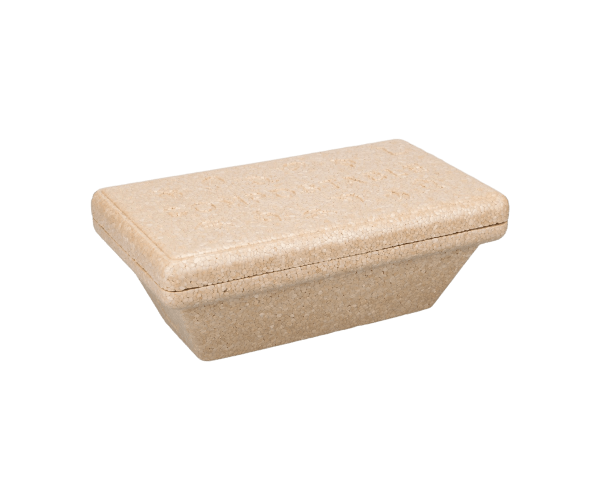 Bak Polystyreen S 500ml. bruin composteerbaar