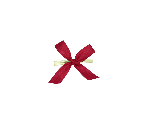 Strik met clip bordeaux rood (CBOW.15.68)