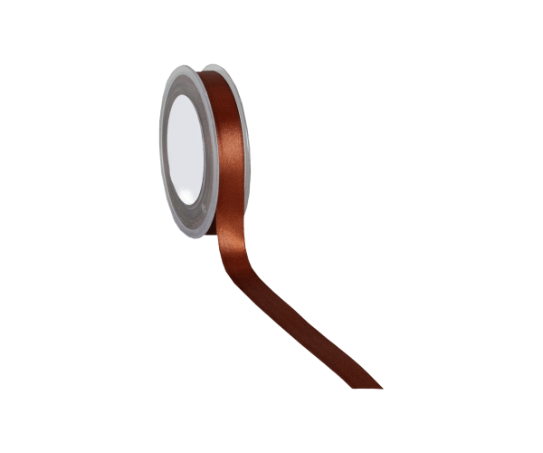 Rol zijdelint 15mm-25mtr Double F Satin D Bruin (DFS21.47)