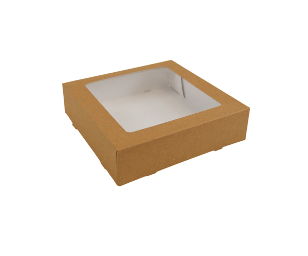 Vensterdoos Bruinkraft karton 19x19x5 Blanco