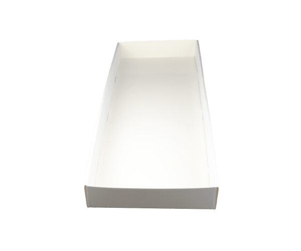 Bakschaal Plaatcake 60x20x4,5cm Wit/Wit + sluitsysteem