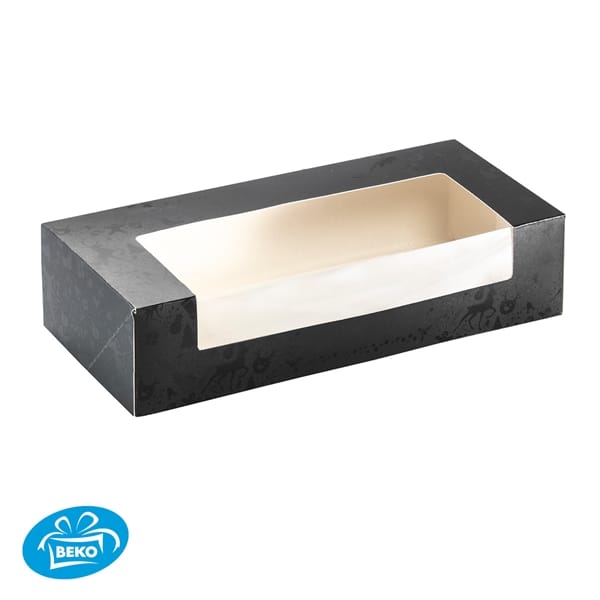 Kerst Stol 34x16x8 Black Glamour+Zijvenster
