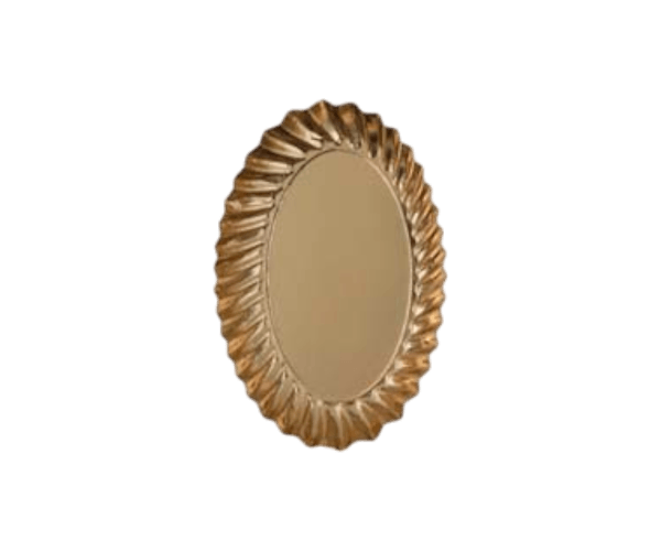 Schotel 8,0x4,5cm Ovaal Goud
