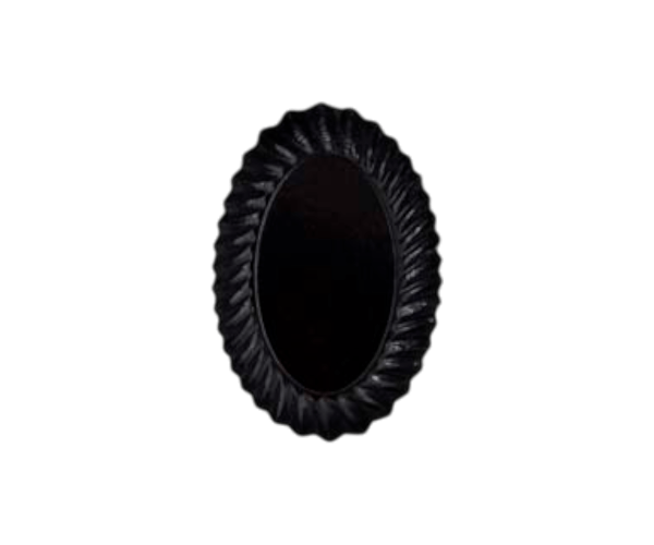 Schotel 8,0x4,5cm Ovaal Zwart