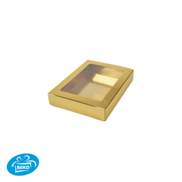 Letterds.Holwand GK-04 15,1x11,1x3,1cm Glansgoud+Logo schuif