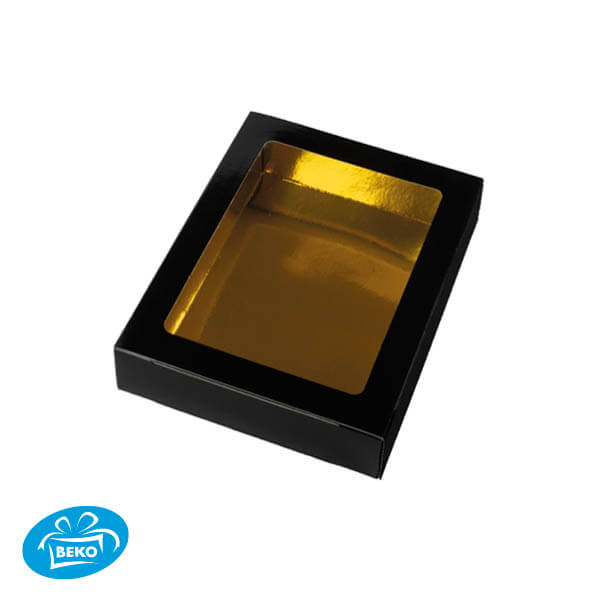 Letterds.Holwand GK-04 15,1x11,1x3,1cm Zwart UV+Logo(schuif)
