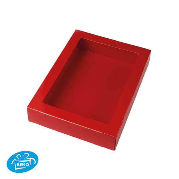 Letterds.Holwand GK-07 17,7x12,2x3,5cm Rood UV+Logo (schuif)