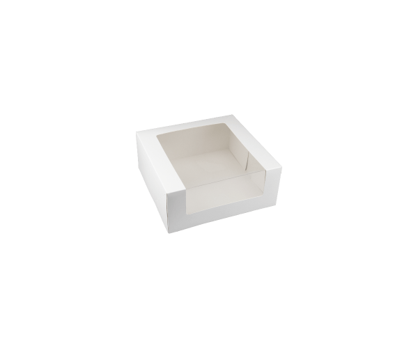 SPAR Zijvensterdoos 21x21x9 Blanco