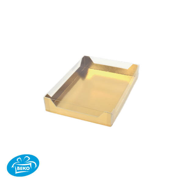Deksel tbv Letterdoos GK-04 14,9x10,9x3,1cm Goudlinnen
