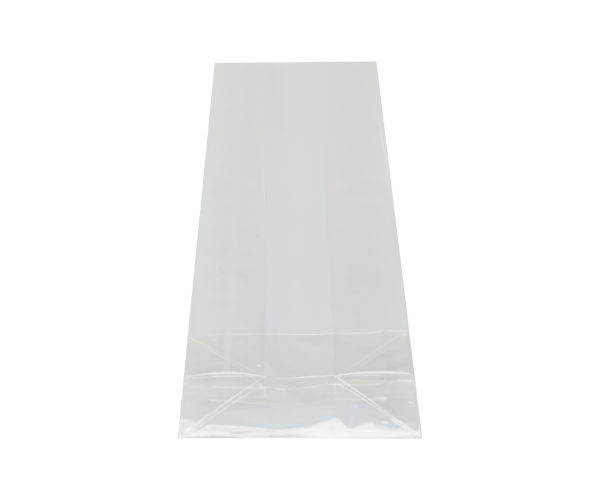 PP Blokbodemzak 100+60x220mm 40mu Blanco