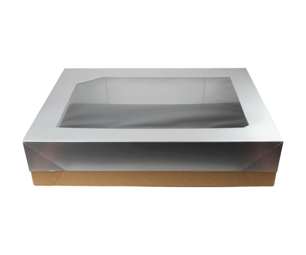 Vensterdoos XL 69x49x12 Zilver/Zwart