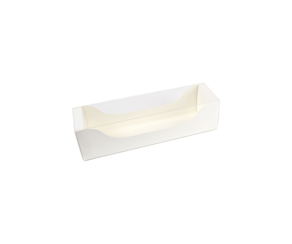 Macaron Box (6 st) 184x47x48mm wit glans