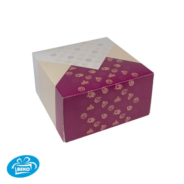 Patisseriedoos 21x21x10 dess Belgium Patisserie