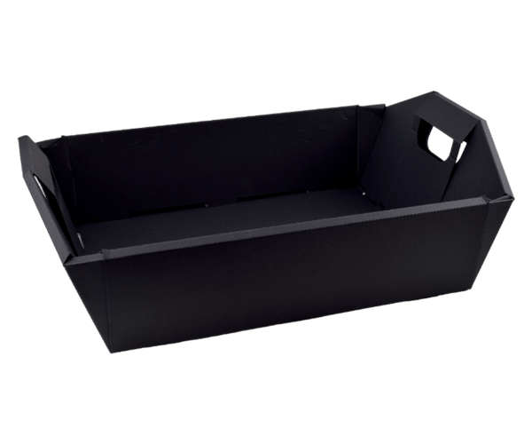 Luxe Geschenkbak 35x25x11 cm zwart plano