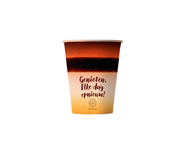 Koffiebeker Herbruikbaar 430  ml  dessin Elke dag genieten