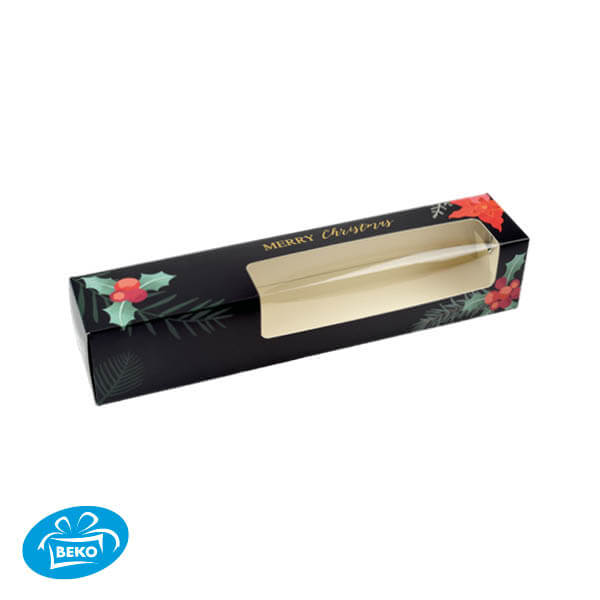 Zijvenster Kerst Staaf 6x6x32 Dessin Hope + Logo