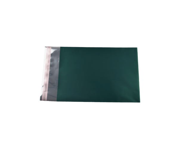 KD Kerstzakjes effen groen 17,5x25+5cm