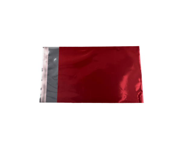 KD Sintzakjes  effen rood 17,5x25+5cm met sluitstrip