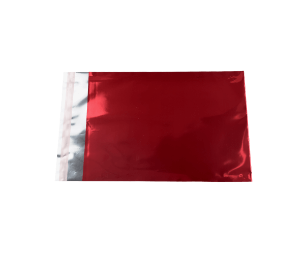 KD Sintzakjes effen rood 21x30+5cm met sluitstrip