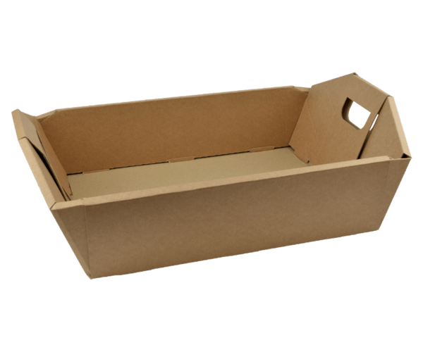 Luxe Geschenkbak 35x25x11 cm kraft plano