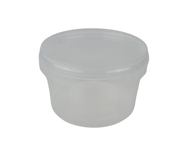 PP Kuip + deksel Ø118/70mm-480cc Tamper Evident (440230A)