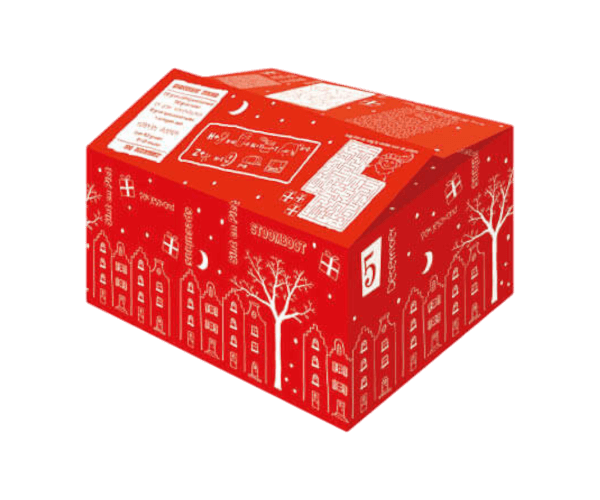 Golfdoos Sintpakket Rood 31x20x14