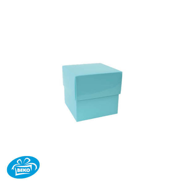 Bonbondoos 6,6x6,6x6,6 125gr. Deep Cover Box Turqoise