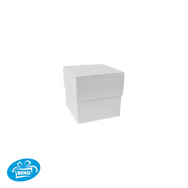 Bonbondoos 6,6x6,6x6,6 125gr. Deep Cover Box Wit