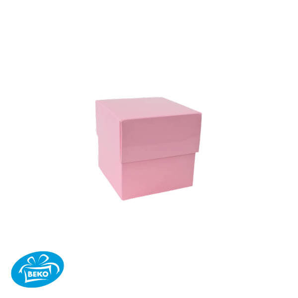 Bonbondoos 8,3x8,3x7,6 250gr. Deep Cover Box Rose