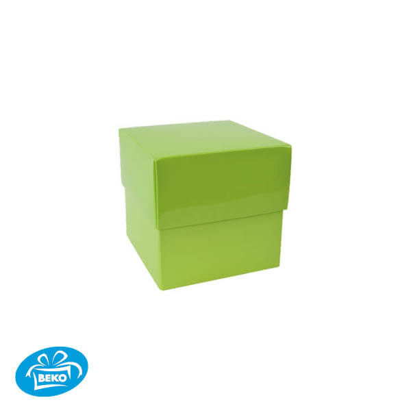 Bonbondoos 10,1x10,1x9,2 500gr. Deep Cover Box Groen