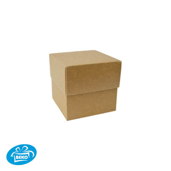 Bonbondoos 10,1x10,1x9,2 500gr. Deep Cover Box Kraft