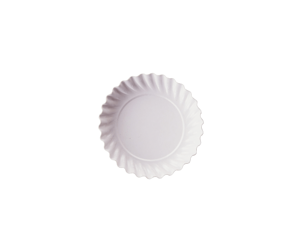Schotel Ø 8,5 cm wit  290 gr/m2