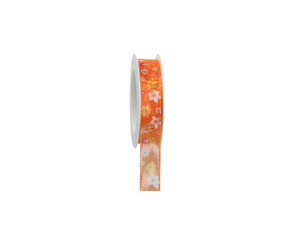 Rol zijdelint 25mm-18mtr Margriet Oranje (11.679.025.40)