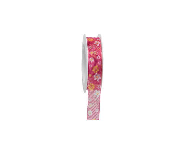 Rol zijdelint 25mm-18mtr Margriet Roze (11.679.025.241)
