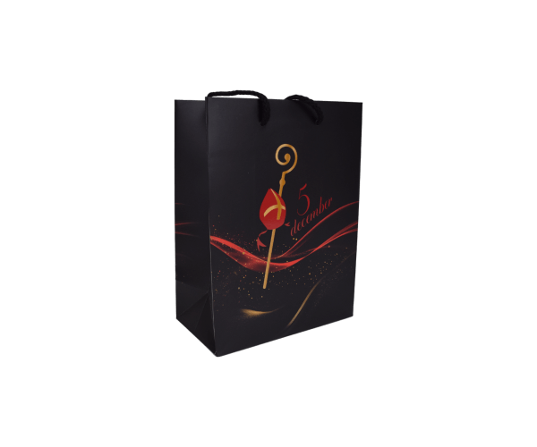 Luxe Papieren Draagtas 18+10x24,5 Sint