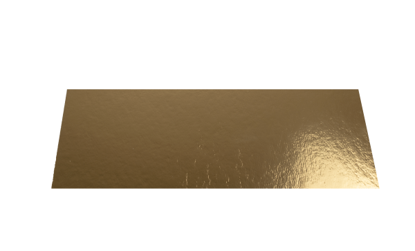 Goudkarton 24,5x8,5cm 1,5mm eenzijdig goud