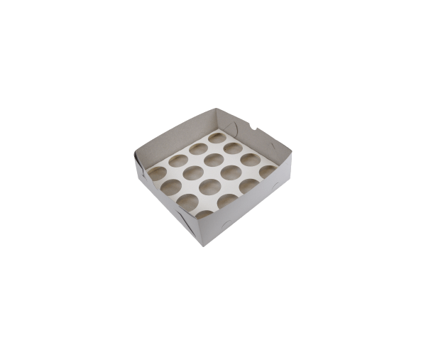 Interieur Cupcake 25,4x25,4x2 cm 16-Vak Blanco