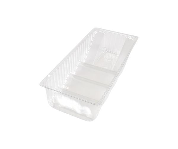 Interieur PET 250µ 1-Vak Dakpanx4 258x112x54 (97PET54T25)