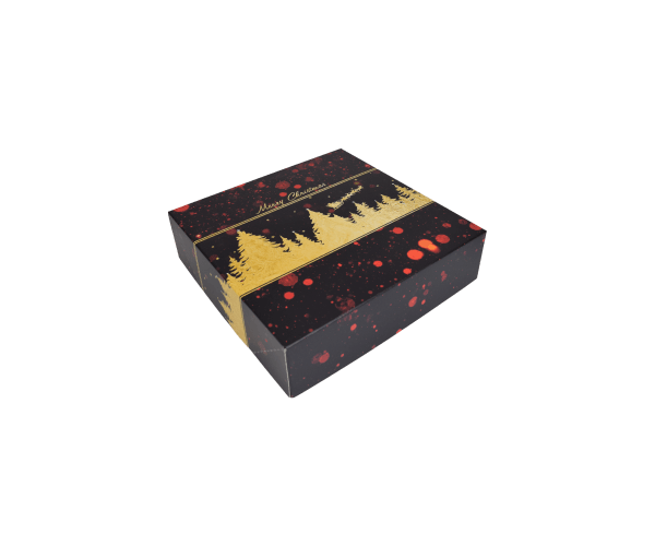 Kerst Krans 22,7x22,7x6 December met logo