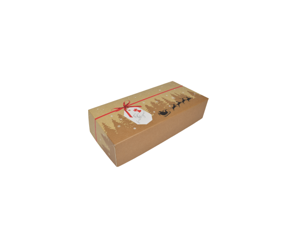 Kerst Stol 26x12x7,5 Ribbon