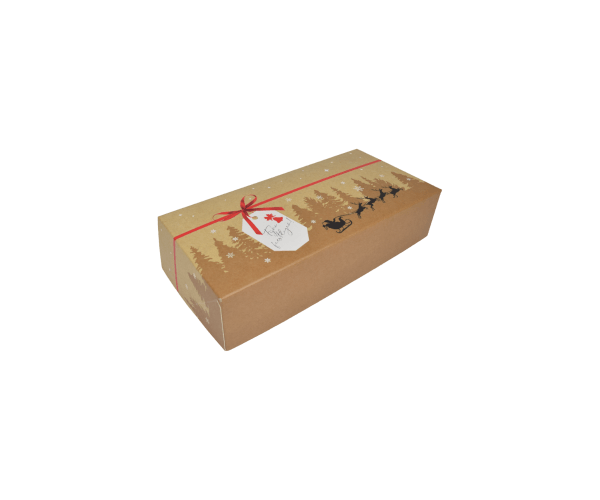 Kerst Stol 34x16x8 Ribbon
