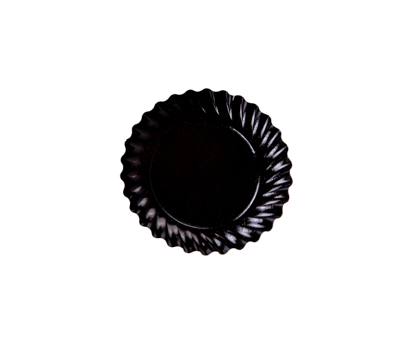 Schotel Ø 8,5 cm zwart  290 gr/m2